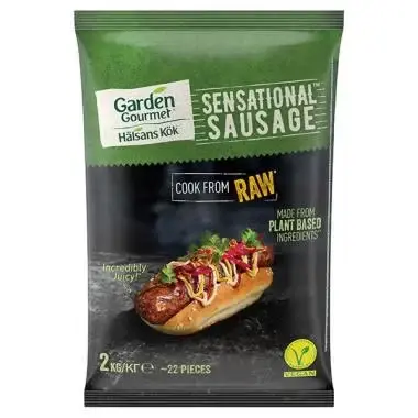 SALCHICHA VEGETAL  90g Bolsa 2kg - Garden Gourmet 